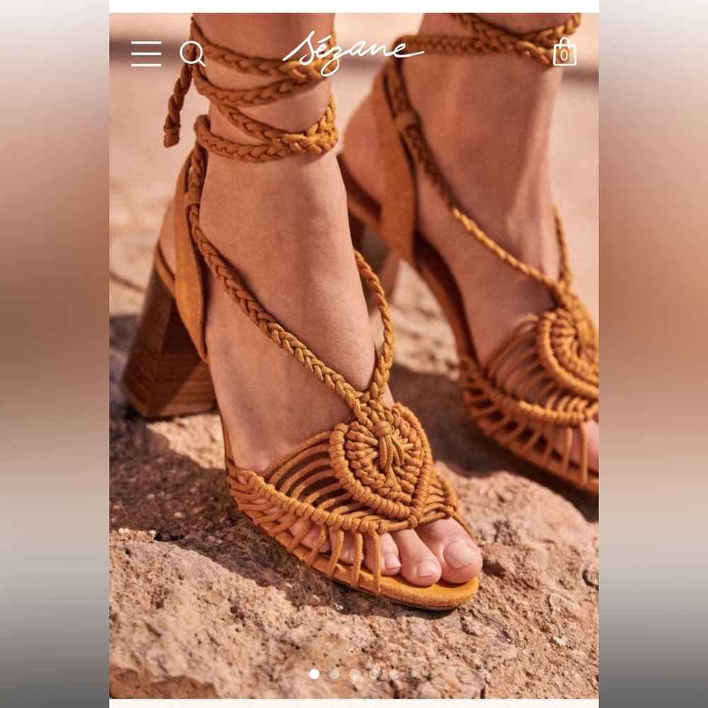 Sézane Lucia High Sandals